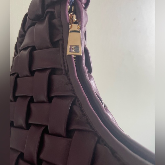 Noreen Clutch Woven Vegan Leather Purple Clutch Urban Expressions handbag/Purse - Picture 5 of 14